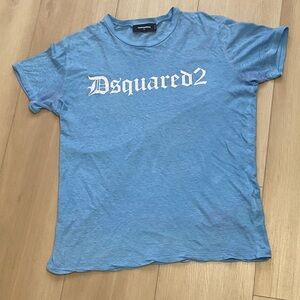 DSQUARED2 Light Blue Logo Tee